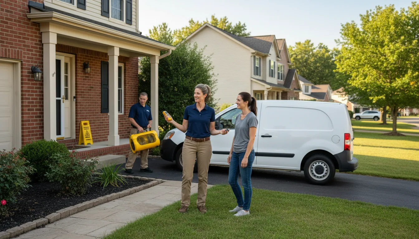 Residential water damage restoration in Edenville, MI